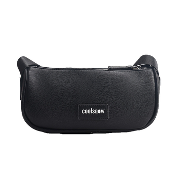 Ženska crossbody torba od PU kože, oblika dumpling, zatvarač, podstava od najlona