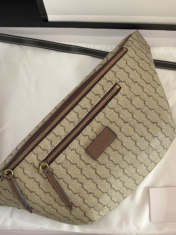 Muška crossbody torba za poslovnu upotrebu od prave kože, gradski minimalizam, trodimenzionalni dizajn, zatvarač, ljetni model 2024