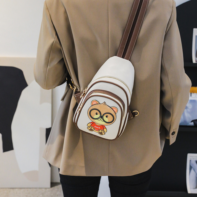 North bag Vertikalna crossbody torba, PU materijal, urban stil, zatvarač, skriveni unutarnji džep