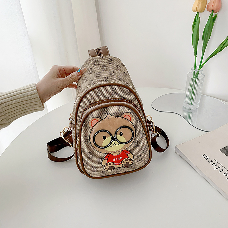 North bag Vertikalna crossbody torba, PU materijal, urban stil, zatvarač, skriveni unutarnji džep