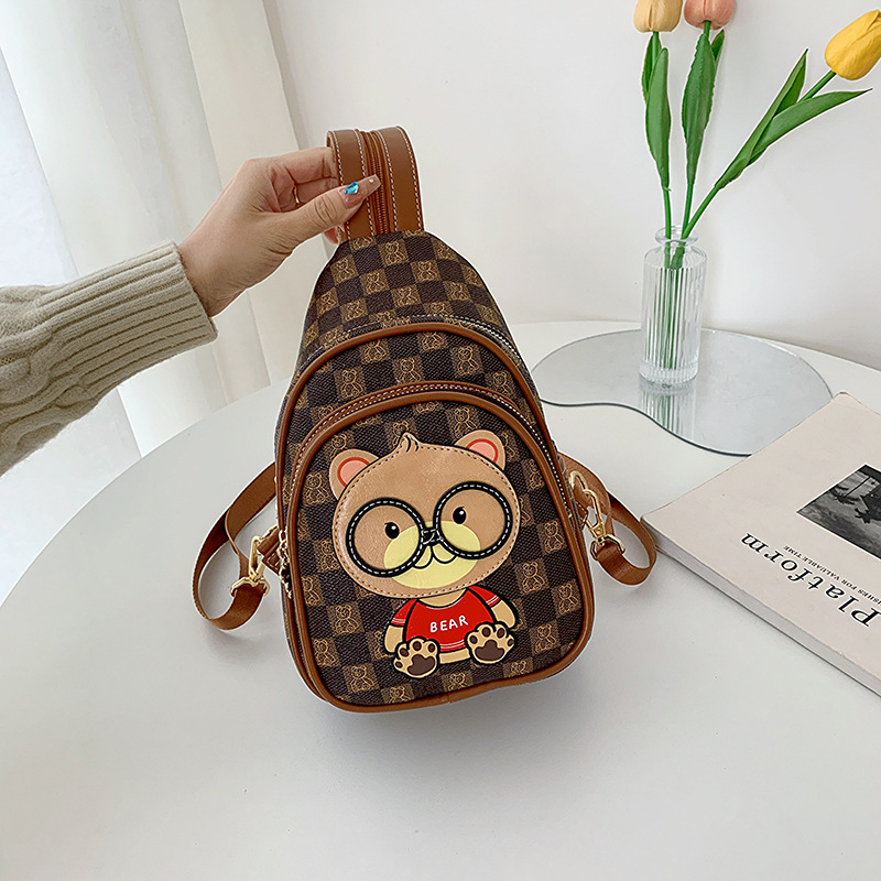 North bag Vertikalna crossbody torba, PU materijal, urban stil, zatvarač, skriveni unutarnji džep