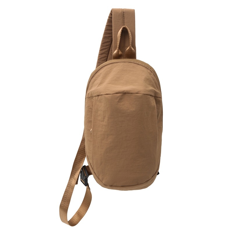Crossbody Chest Bag – najlon, gradski stil, zatvarač, laminirani unutarnji džep, jesen 2025