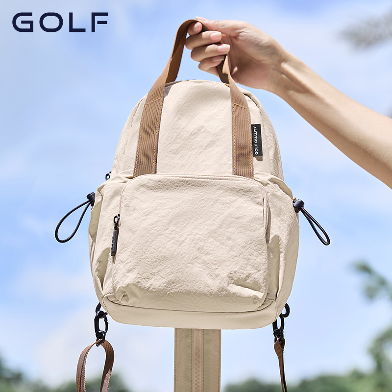 GOLF Ženski mini ruksak - gradska jednostavnost, platno, zatvarač, mekana podstava, svakodnevna upotreba