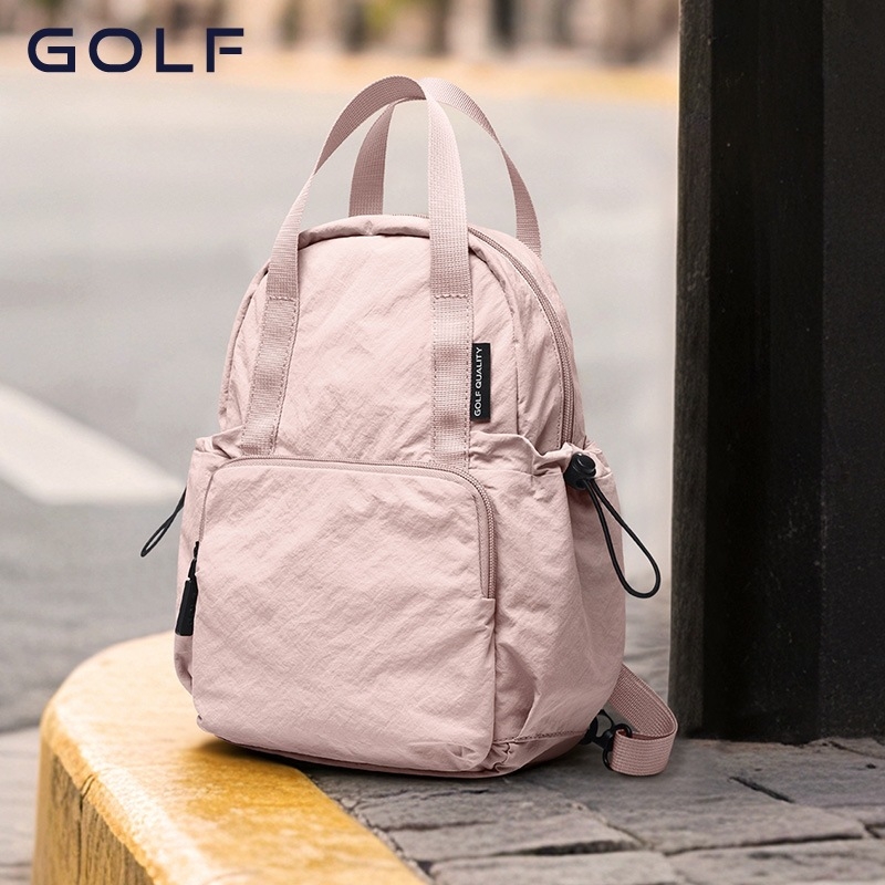 GOLF Ženski mini ruksak - gradska jednostavnost, platno, zatvarač, mekana podstava, svakodnevna upotreba