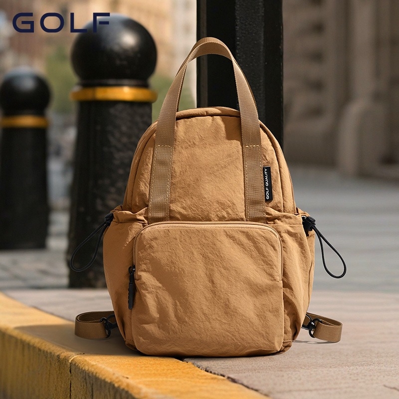 GOLF Ženski mini ruksak - gradska jednostavnost, platno, zatvarač, mekana podstava, svakodnevna upotreba