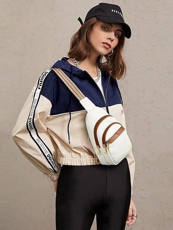 Ženska crossbody torba – velika zapremina, PU materijal, zatvarač, poliester podstava, unutarnji pretinac za dokumente