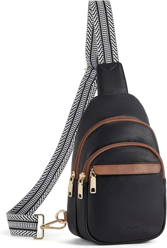 Ženska crossbody torba – velika zapremina, PU materijal, zatvarač, poliester podstava, unutarnji pretinac za dokumente