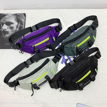 Gerbner Japanski stil crossbody torba, Oxford tkanina, zatvarač, trodimenzionalni vanjski dizajn