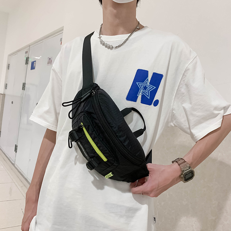 Gerbner Japanski stil crossbody torba, Oxford tkanina, zatvarač, trodimenzionalni vanjski dizajn