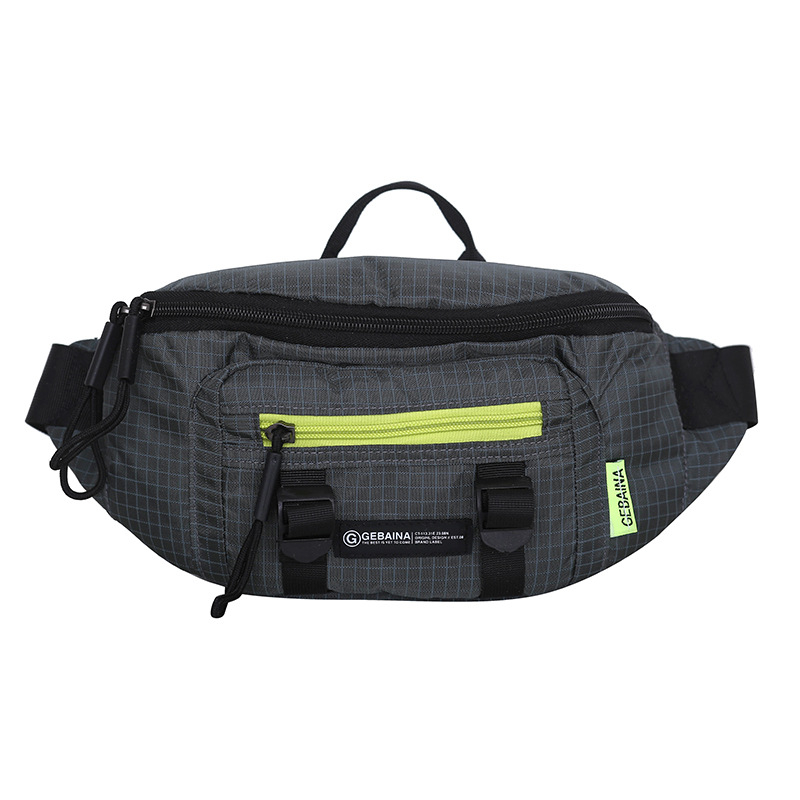 Gerbner Japanski stil crossbody torba, Oxford tkanina, zatvarač, trodimenzionalni vanjski dizajn