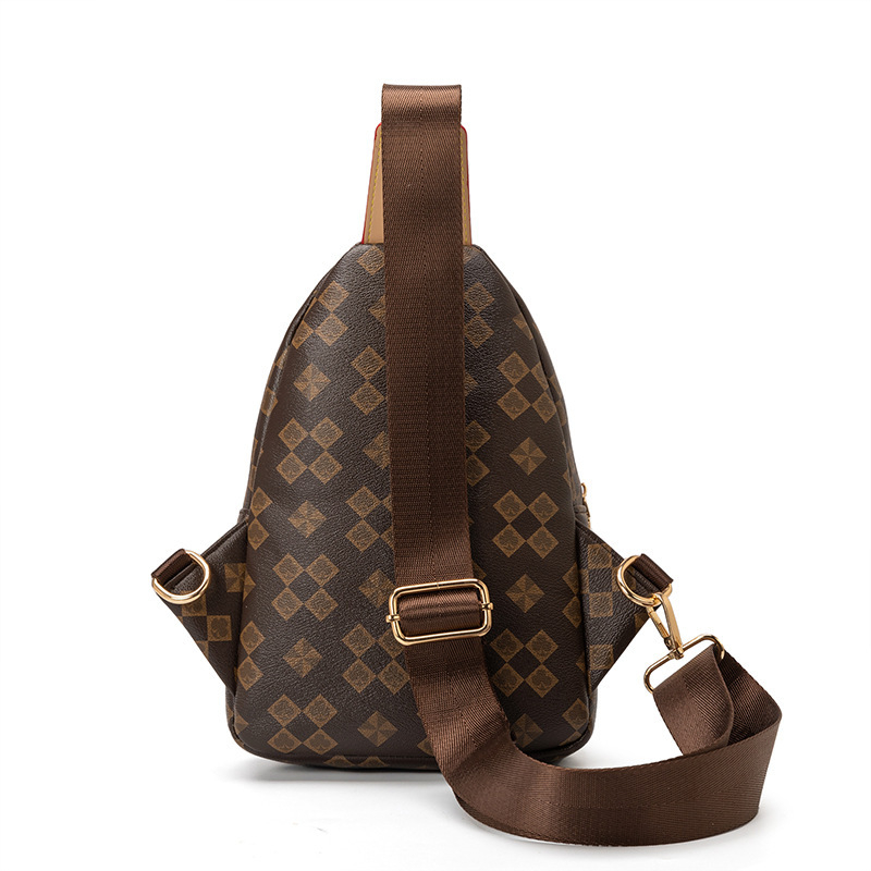 Ženska crossbody torba – PVC otisak, ulični stil, zatvarač, poliester podstava, za rekreacijsko putovanje