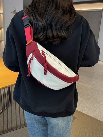 Midlenya platnena crossbody torbica za telefon sa zatvaračem, unutarnji džep sa zatvaračem i unutarnji patch džep