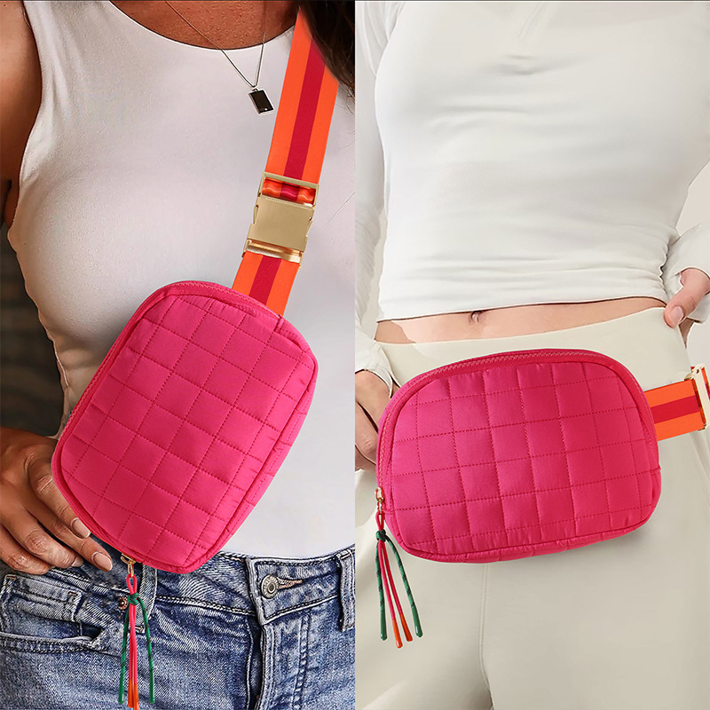 Najlon crossbody torba za putovanja sa zatvaračem, velik kapacitet, džep za telefon