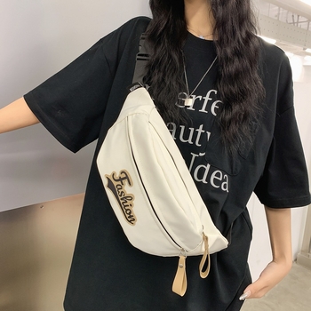 Ženska crossbody torba — najlon, zatvarač, od poliester, veliki pretinac za telefon, pogodna za dnevne izlete