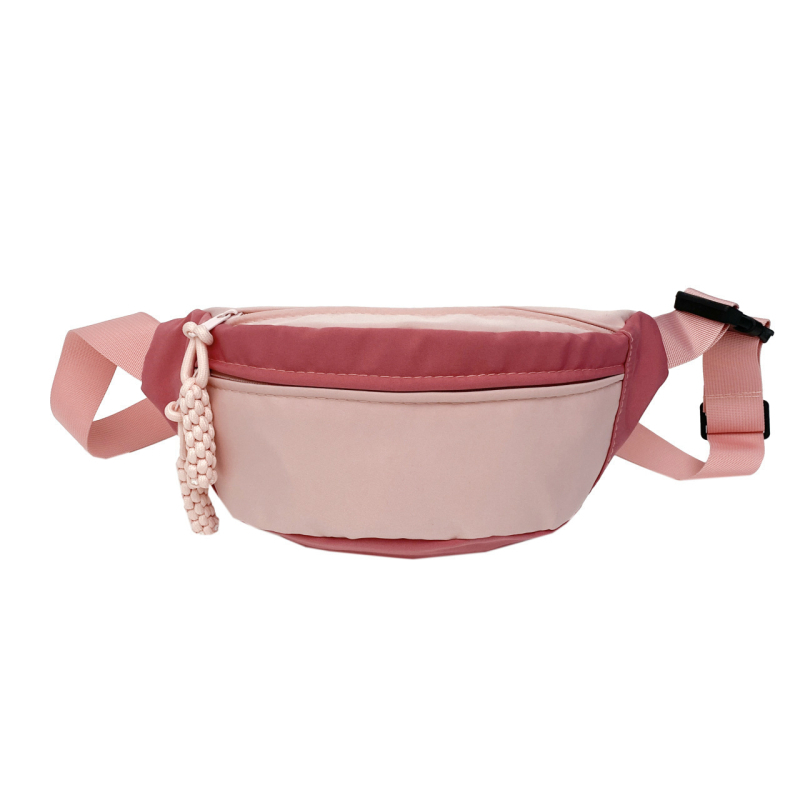 Korejskog stila nylon crossbody torba s zatvaračem na zip, unutarnja džep, poliester podstava, jedan remen