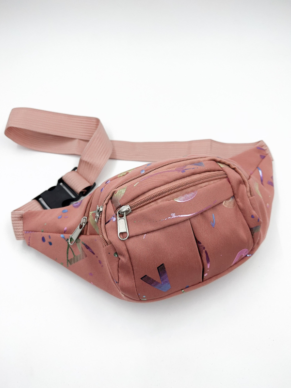 Menglu Najlonska urbana crossbody torba sa zatvaračem i unutarnjim patch džepom