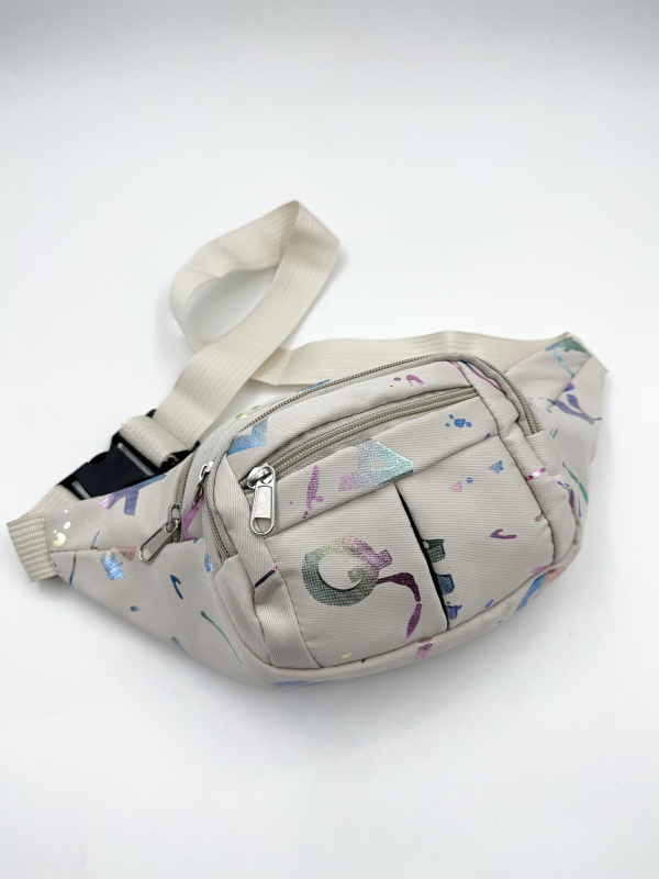 Menglu Najlonska urbana crossbody torba sa zatvaračem i unutarnjim patch džepom