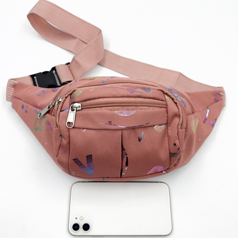 Menglu Najlonska urbana crossbody torba sa zatvaračem i unutarnjim patch džepom