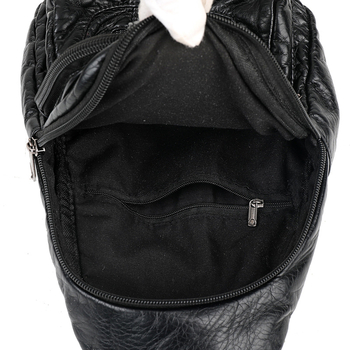Ženska PU crossbody torbica s mekom teksturom, podstava poliester, zatvarač, unutarnja džep sa zatvaračem, trodimenzionalni dizajn, za svakodnevnu upotrebu