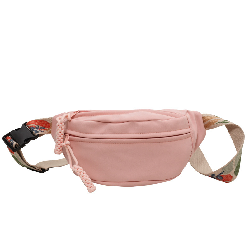 Platnena crossbody torba s zatvaračem i džepom za telefon, vodoravnog kvadratnog oblika, poliester podstava