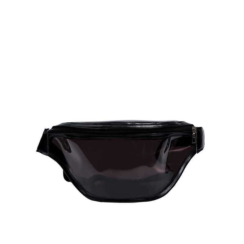 PVC prozirna ženska crossbody torba sa zipom, street stil, mekan 3D dizajn, za svakodnevnu uporabu