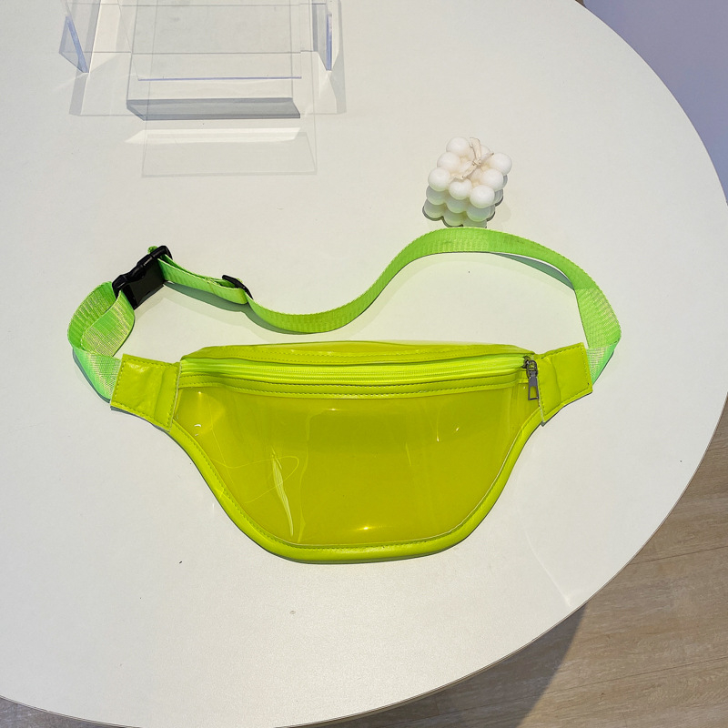 PVC prozirna ženska crossbody torba sa zipom, street stil, mekan 3D dizajn, za svakodnevnu uporabu