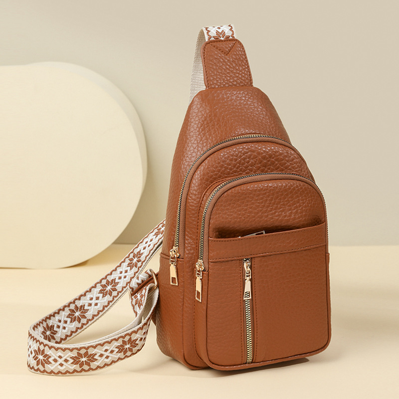Ženska 2-u-1 torba: crossbody i ruksak, retro gradski stil, PU koža
