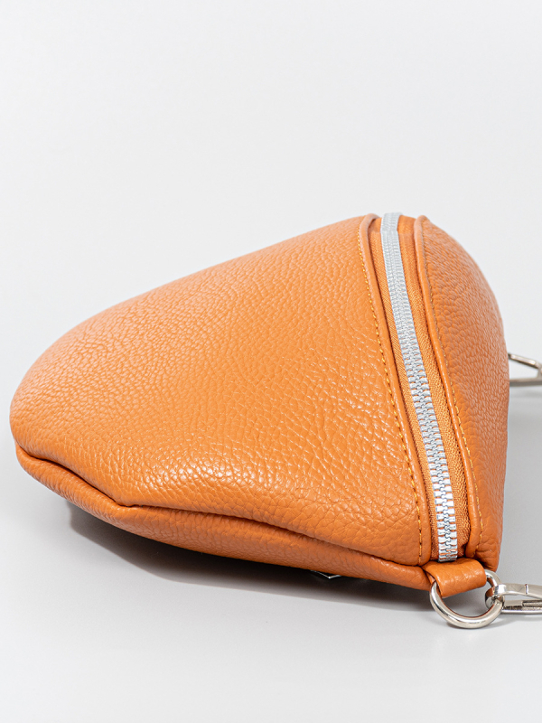 Ženska PU kožna crossbody torbica — velika kapaciteta, plisirani dizajn, zatvarač, unutarnja džep s zatvaračem, poliesterska podstava