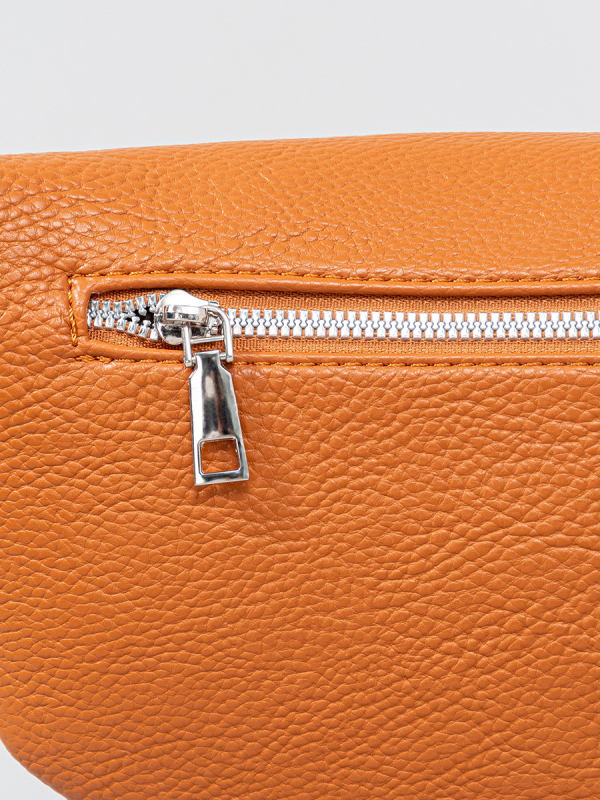 Ženska PU kožna crossbody torbica — velika kapaciteta, plisirani dizajn, zatvarač, unutarnja džep s zatvaračem, poliesterska podstava