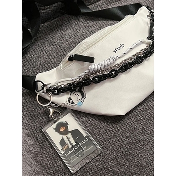 Nylon crossbody torba u Dumpling stilu, sa zipom, unutarnja podstava nylon, Dumpling oblik