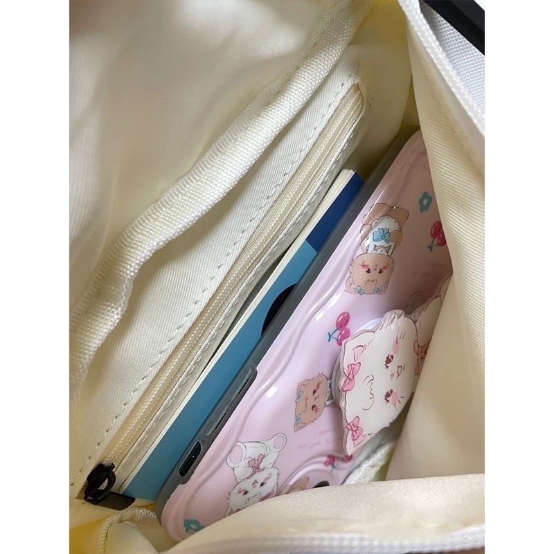 Nylon crossbody torba u Dumpling stilu, sa zipom, unutarnja podstava nylon, Dumpling oblik
