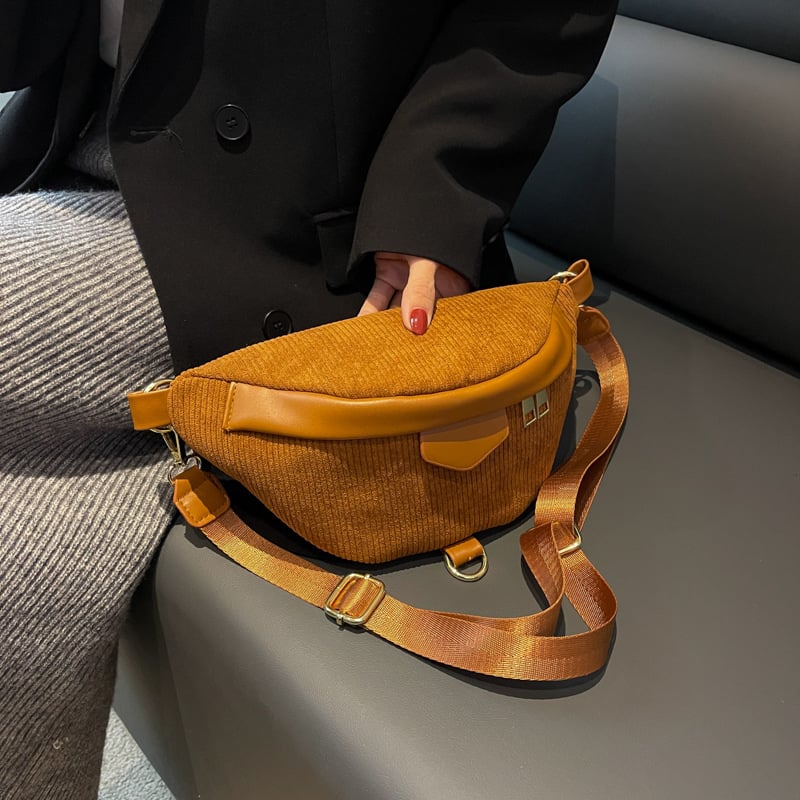 Velur crossbody torba sa zatvaračem, džep za telefon, podstava od sintetičke kože, unutarnja džep