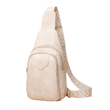 Crossbody torba — PU, meka tekstura, zip zatvarač, ID pretinac, poliesterska podstava