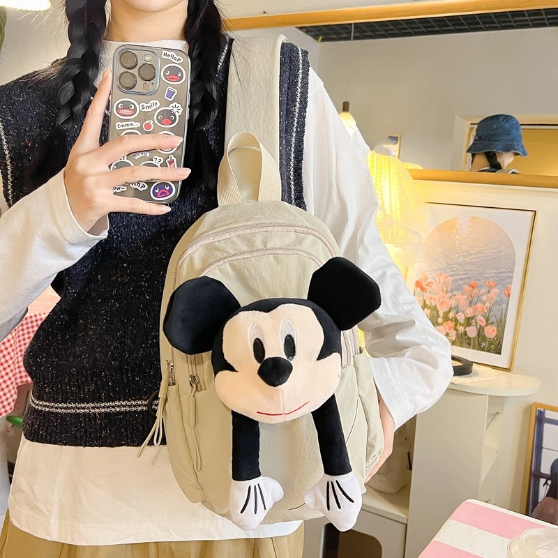 Ženska torbica s Mickey Mouse crtićem, crossbody torba za ramena, velika kapaciteta za putovanja