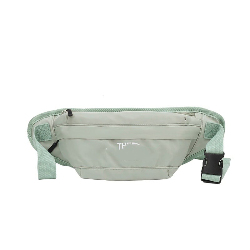 Geantă crossbody din pânză, unisex, cu fermoar, căptușeală din nailon, interior laminat (Primăvara 2024)