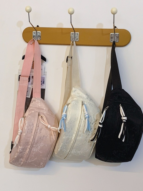 Crossbody/pojas torba s džepom za telefon, pamuk, najlon podstava, zatvaranje na zatvarač, unutarnji pretinac, gradski minimalistički stil, ljeto 2024