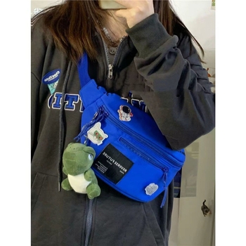 Ženska torbica u Harajuku stilu, japanski gradski stil, retro korejski dojam, svestrana torbica za pojas ili crossbody