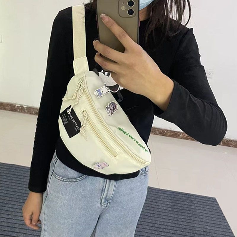 Ženska torbica u Harajuku stilu, japanski gradski stil, retro korejski dojam, svestrana torbica za pojas ili crossbody
