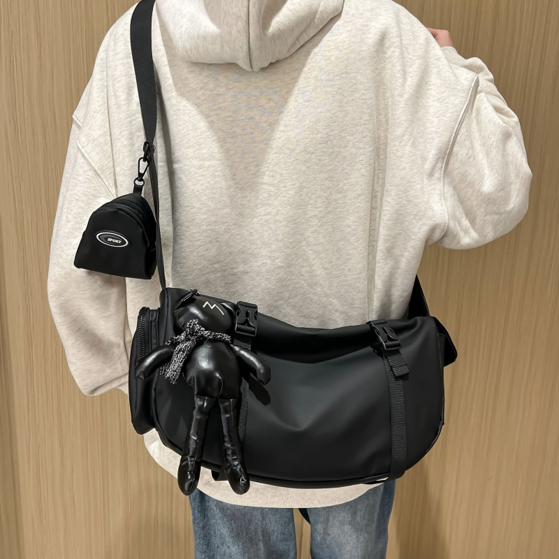 Krosbody torba za telefon – PU, gradski minimalisticki stil, bucket oblik, zatvaranje zipom, unutarnji džepovi za telefon i identifikacijsku karticu