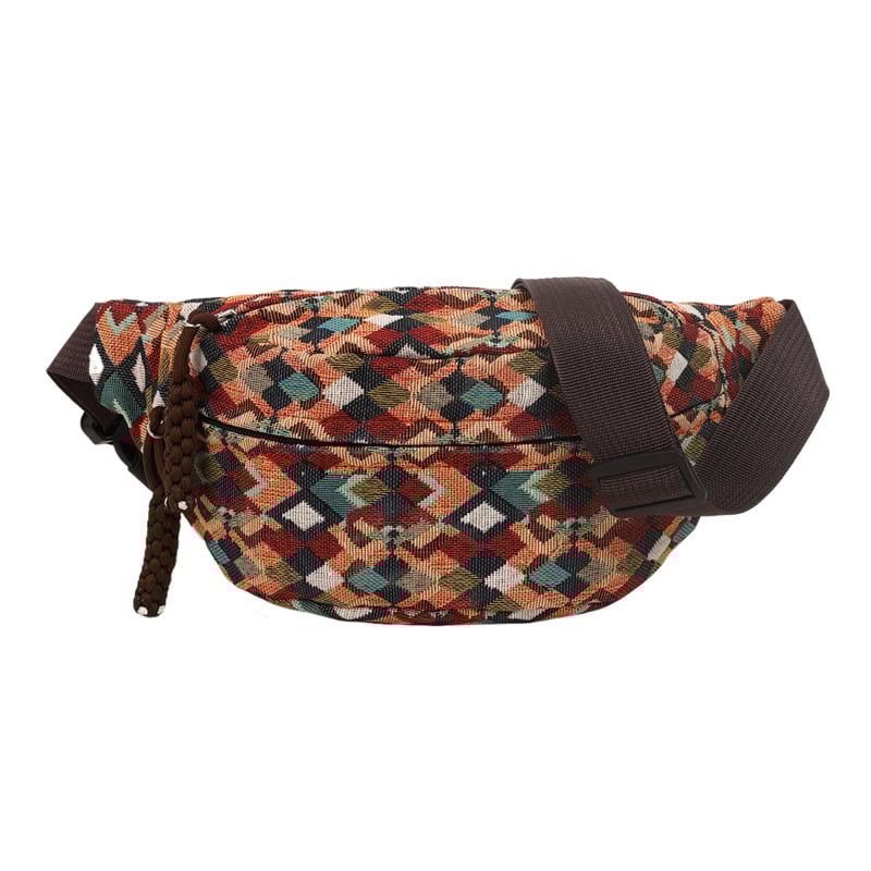 Crossbody torba, urbanistički jednostavan stil, platno, proljeće 2025, zatvarač, džep za ID