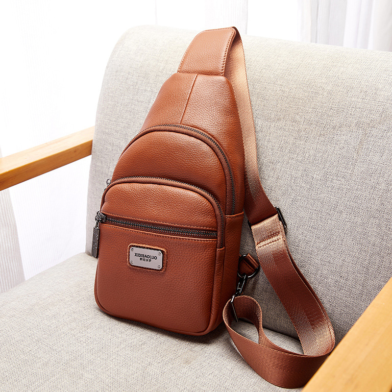 Ženska Citi Paul crossbody torba — vrhunska koža, ljeto 2021, retro vintage stil, višestruki pretinci