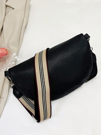Ženska crossbody torbica s džepom za telefon – PU materijal, zatvarač, mala veličina, jednostruka naramenica, jesen 2024