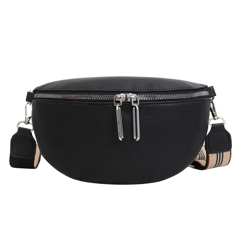 Ženska crossbody torbica s džepom za telefon – PU materijal, zatvarač, mala veličina, jednostruka naramenica, jesen 2024