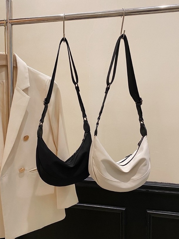 Dumpling torba od Oxford platna, gradski stil jednostavnosti, sa zatvaračem i podstavom od poliestera