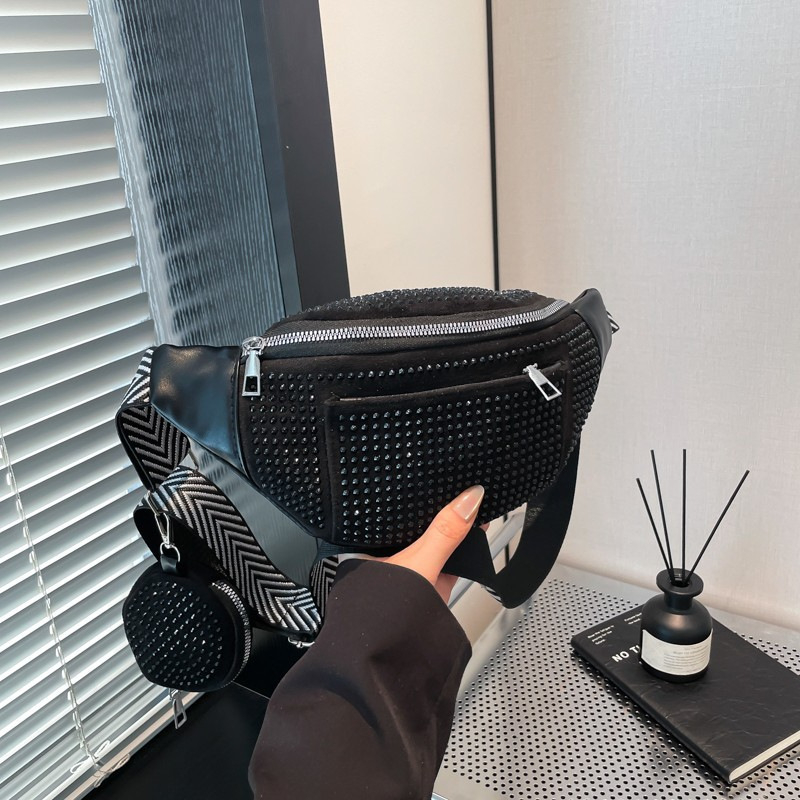 Ženska crossbody torba XN7028, Street Trend stil, PU materijal, velika zapremina, zatvarač, poliester podstava, džep za telefon