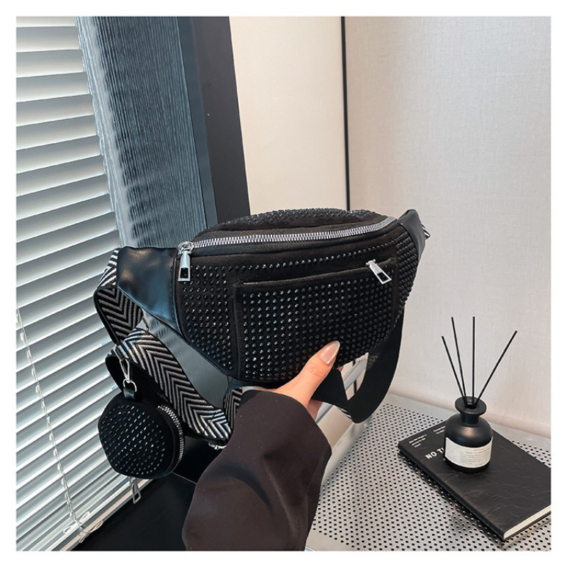 Ženska crossbody torba XN7028, Street Trend stil, PU materijal, velika zapremina, zatvarač, poliester podstava, džep za telefon
