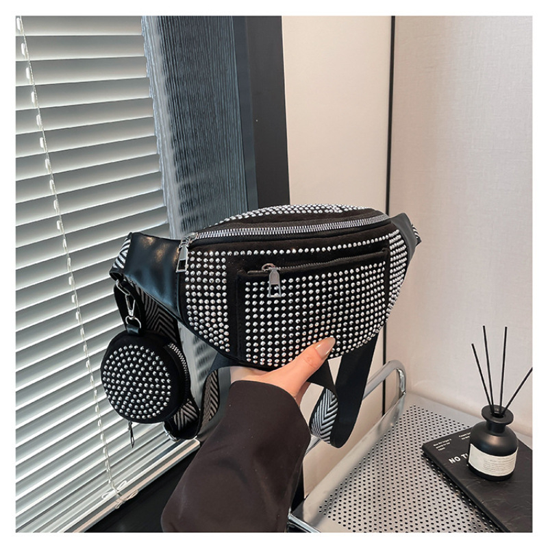 Ženska crossbody torba XN7028, Street Trend stil, PU materijal, velika zapremina, zatvarač, poliester podstava, džep za telefon