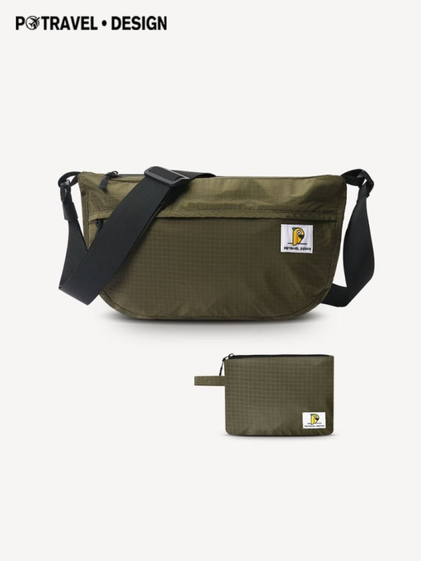 Lagana prsna torba u japanskom stilu, casual crossbody torba s džepom za telefon, za žene, jednostavna i kompaktna, svakodnevna upotreba, trendi mala torbica