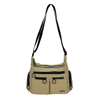 Crossbody torbica: gradska jednostavnost, Oxford tkanina, vodoravni kvadratni oblik, zatvarač na zip