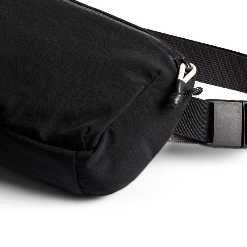 Nylon torbica za struk sa zatvaračem na zip i pretincem za telefon, ulični stil, poliester podstava